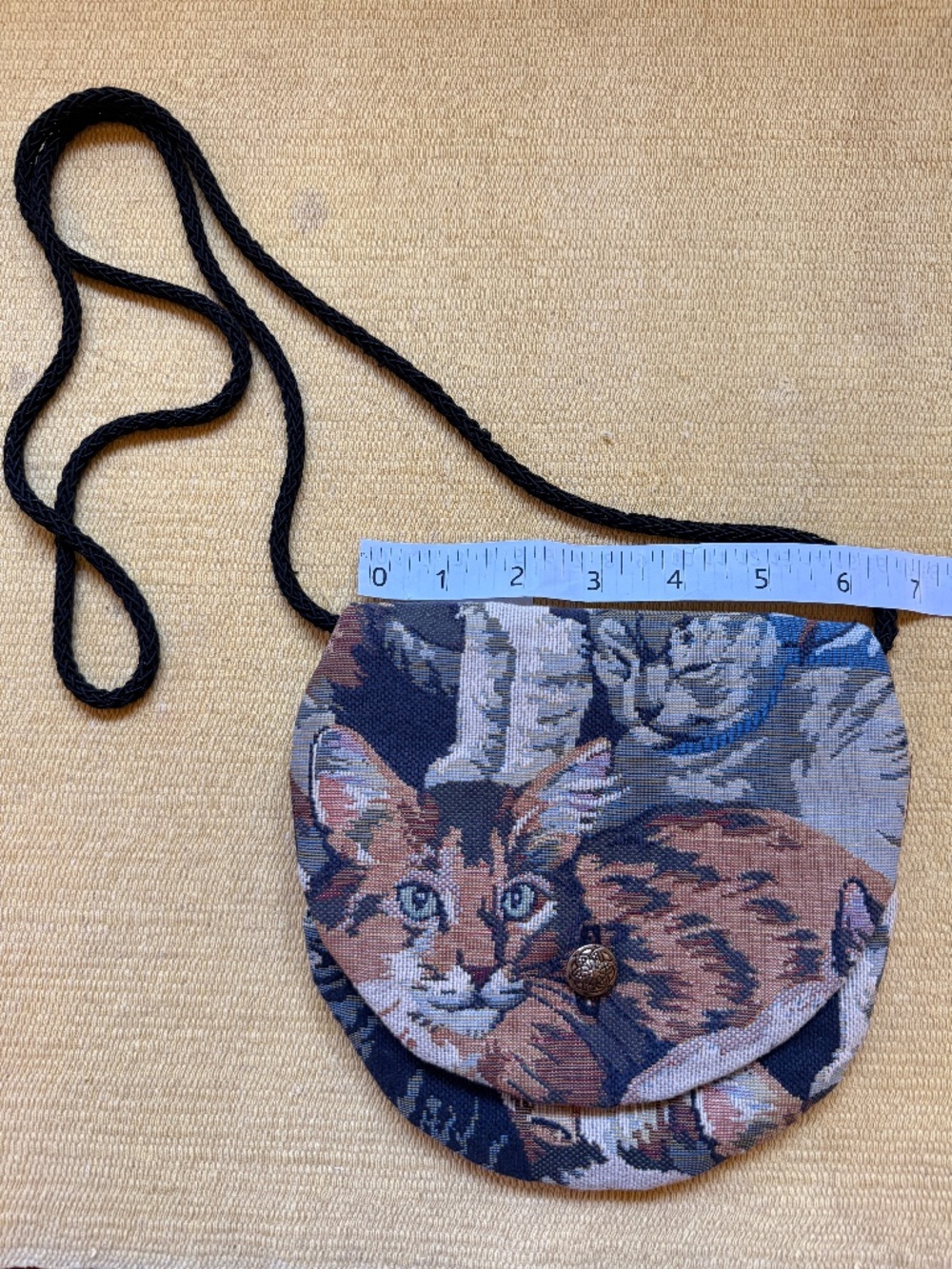 Tapestry Cat Purse